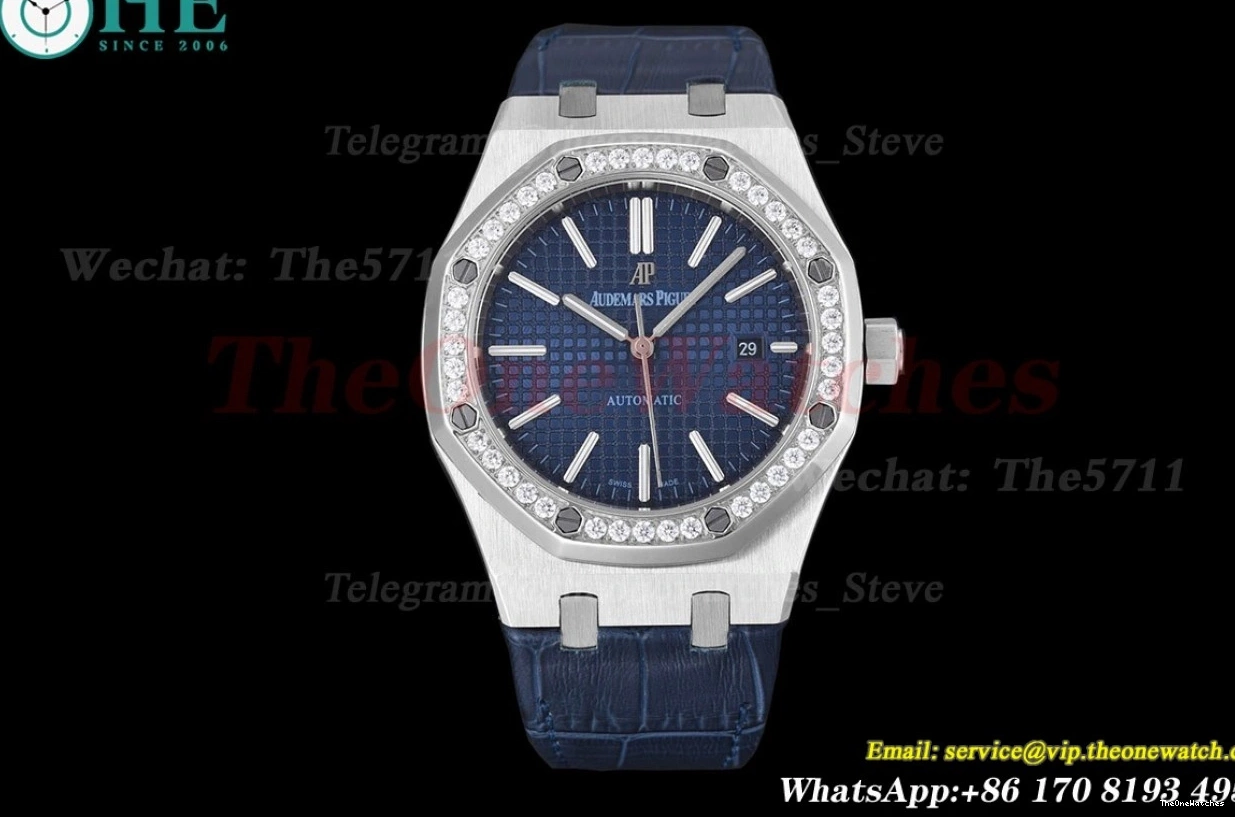 Dial LE Oak 15400 SS Blue 41mm GDF MY8215 Royal 0208